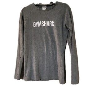 Gymshark Long Sleeve Grey Top Size Small
